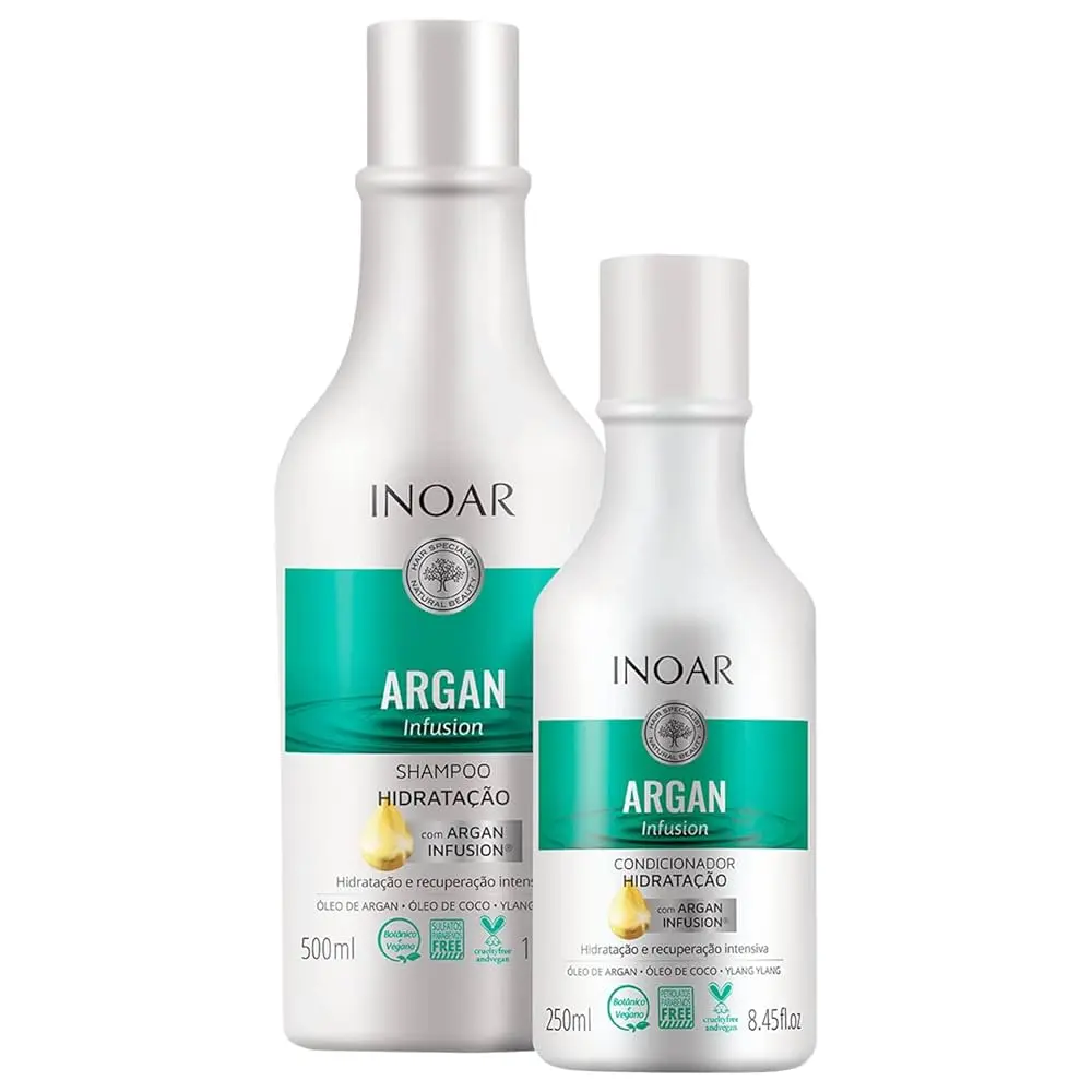 KIT ARGAN INFUSION HIDRATACAO SHAMPOO 500+CONDITIONER 250 ML