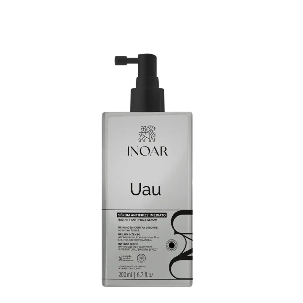 UAU SERUM 200 ML (Instant Anti Frizz, Shine and Moisture Shield)