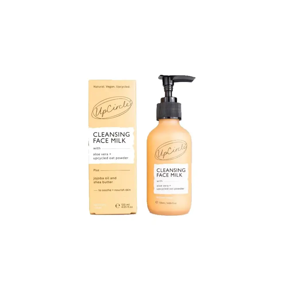 Cleansing Face Milk with Aloe Vera + upcycled Oat Powder