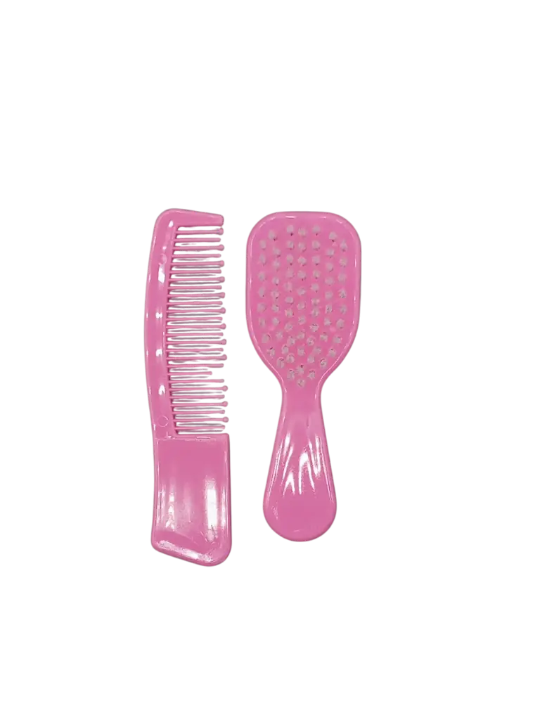 KIT ESCOVA BABY E PENTE - ROSA