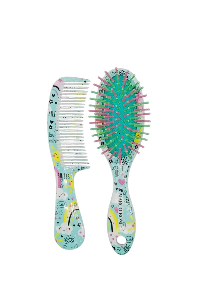 KIT ESCOVA E PENTE - LINHA LITTLE FUN