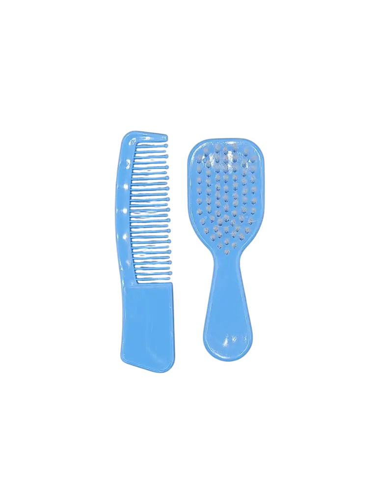 BRUSH AND COMB BABY SET - BLUE