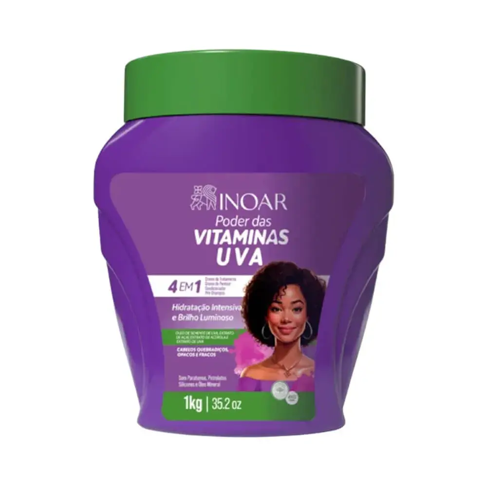 INOAR CREME PODER DAS VITAMINAS UVA 1KG