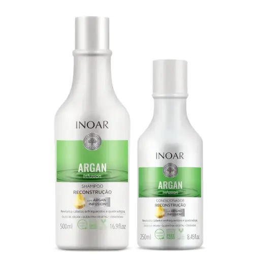 [50749] KIT ARGAN INFUSION RECONSTRUCAO SHAMPOO 500+CONDITIONER 250 ML