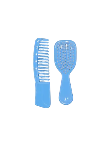 [0612] BRUSH AND COMB BABY SET - BLUE