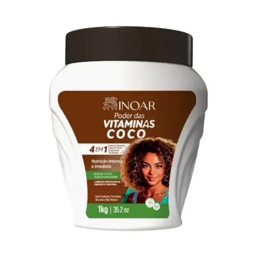 [52392] INOAR CREME PODER DAS VITAMINAS COCO 1KG
